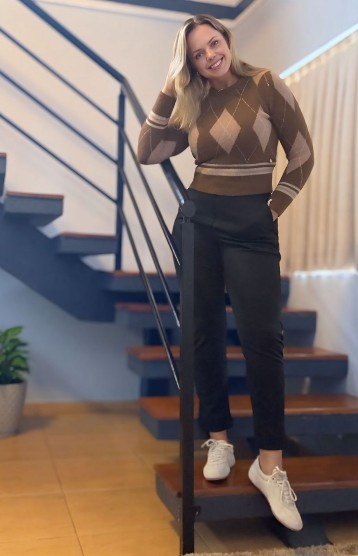 Calça Biamar Térmica Com Bolsos Faca Preta